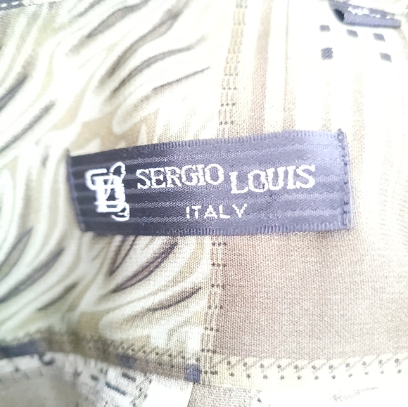 Sergio Louis Italy  shirt button down u  Shert Sleeve-Large Size- - Picture 3 of 7